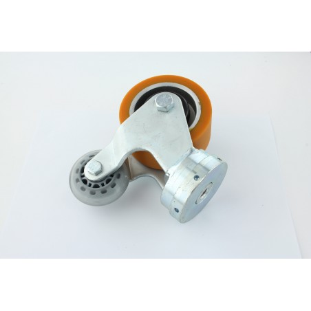 ROUE PIVOTANTE COMPLÈTE 100/43 (DOUBLE ROUES) TASKI SWINGO  (1760571/4127101)