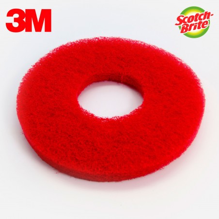 DISQUE ROUGE MONOBROSSE / AUTOLAVEUSE 432MM SCOTCH-BRITE 3M (X5)
