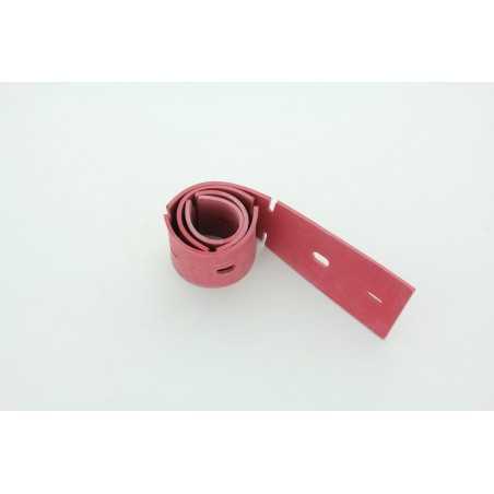 LAMELLE SUCEUR AVANT POUR AUTOLAVEUSE TENNANT T2 (LINATEX ROUGE)  DIMENSIONS LONG 681MM x LARG 51MM x EP 3MM