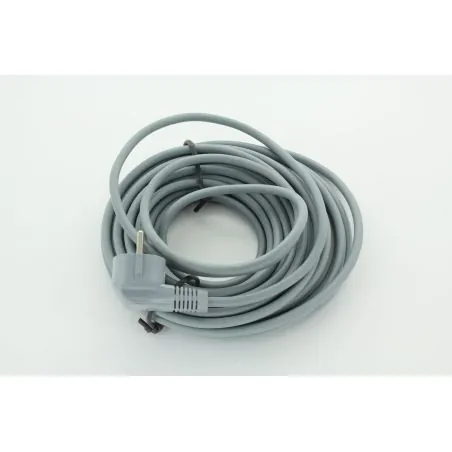 CABLE ELECTRIQUE + FICHE EN 3x1 MM2 LONGUEUR 10M GRIS